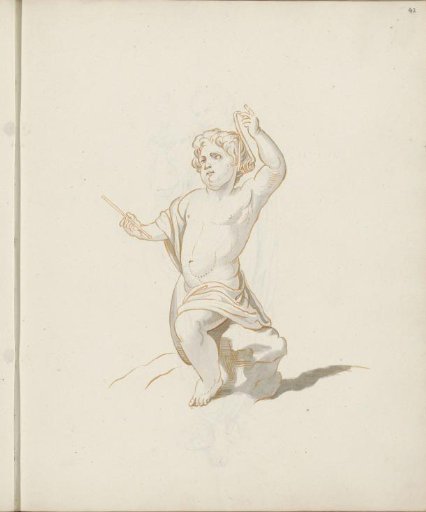Putto with a triangle