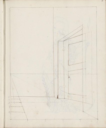 Perspective exercise with an open door
