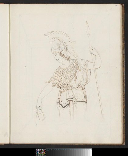 Pallas Athena in armor