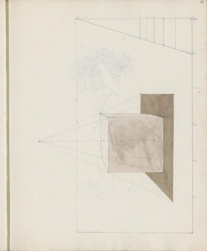 Perspective exercise with a cube