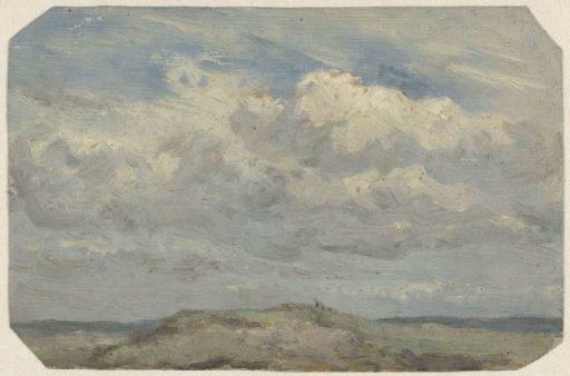 Dune top with the sea in the background