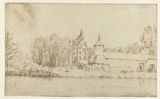 House at Zuilichem, seen from the opposite side of the Waal