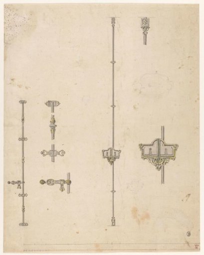 Design for the Metal Lockwork of a Window and a Door