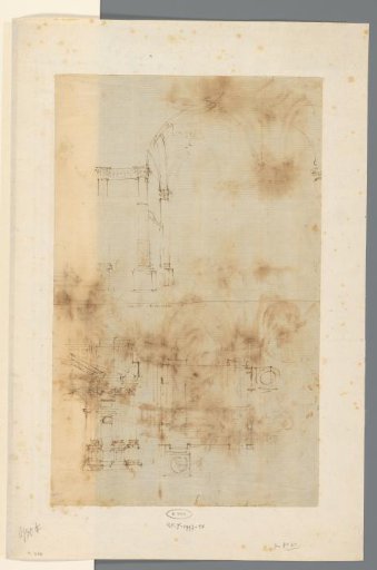 Design Sketches for a Hall and a Triumphal Arch
