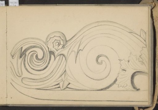 Moulding with acanthus leaves