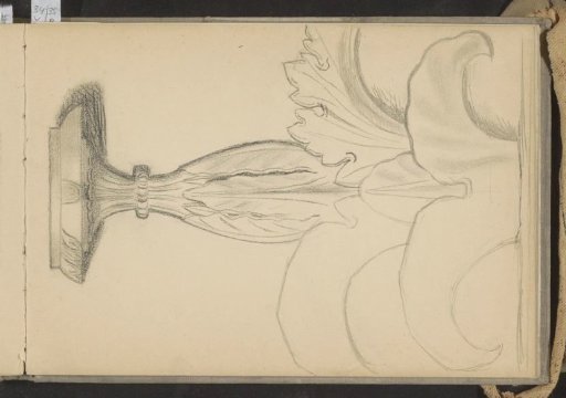 Ornament with acanthus leaves for an architectural study