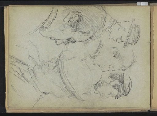Heads of five men