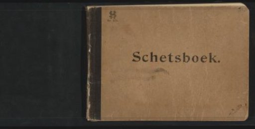Sketchbook with 19 sheets