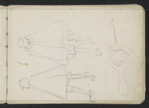 Figure in a puffy breeches and cape