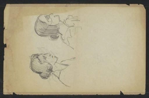 Two women with hair raised