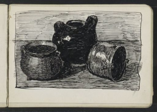 Still life with three pots