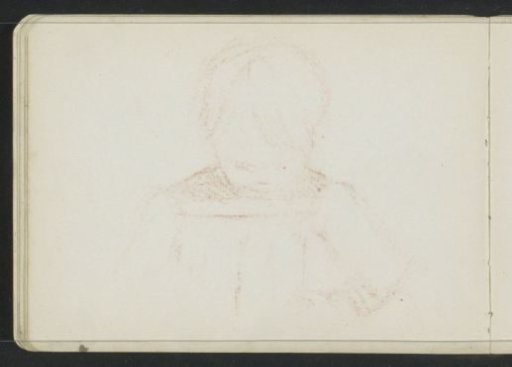 Cast of the chalk drawing on sheet 9 recto