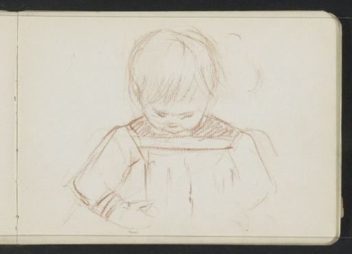Child looking downwards
