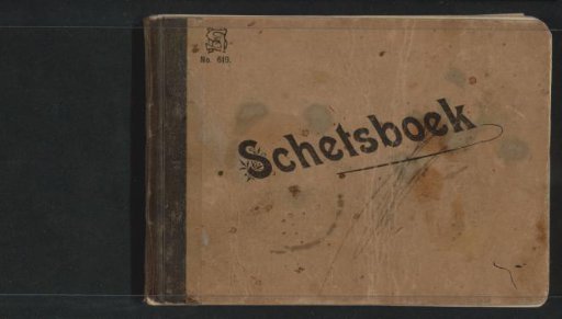 Sketchbook with 27 sheets