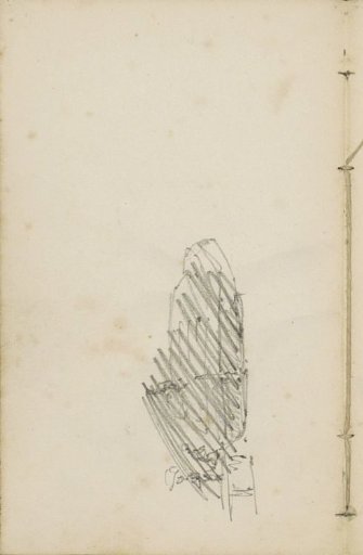 Figures on a jetty by a rowing boat