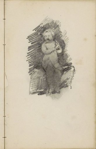Boy with bare torso
