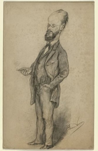 Caricature portrait of Johannes Didericus Doorman