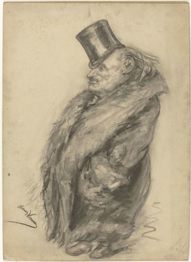 Caricature portrait of Willem Maris