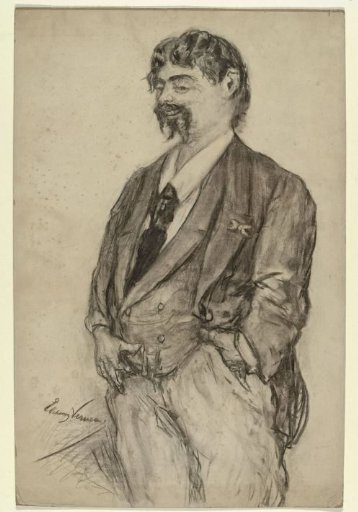 Caricature portrait of Fredericus Jacobus van Rossum du Chattel