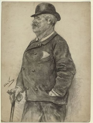 Caricature portrait of Mari ten Kate