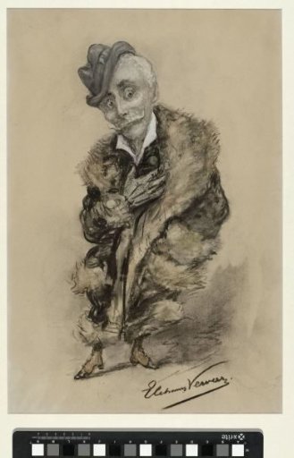 Caricature portrait of Jan Gerard Smits