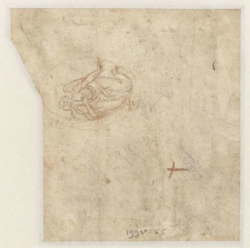 Kneeling figure