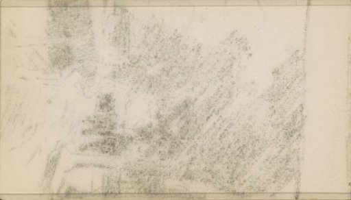 Impression of the chalk drawing on page 7 recto