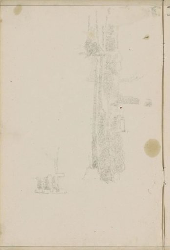 Impression of the chalk drawing on page 22 recto