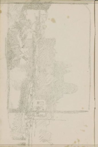 Impression of the chalk drawing on page 23 recto