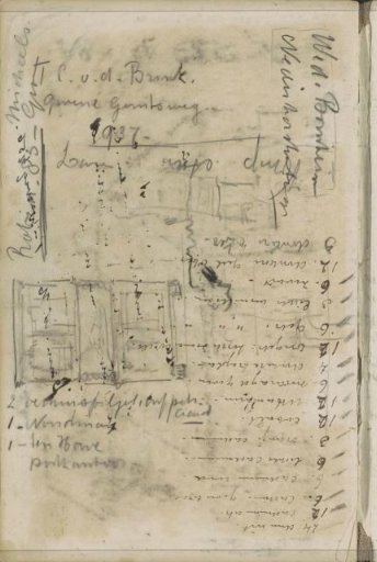Floor plan of a house