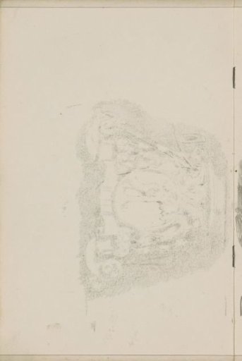 Rubbing of the chalk drawing on page 8 recto