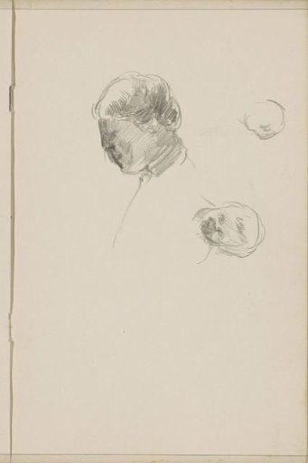 Heads of a Man and a Child
