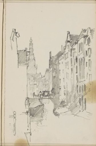Oudezijds Kolk with the bridge in the Zeedijk