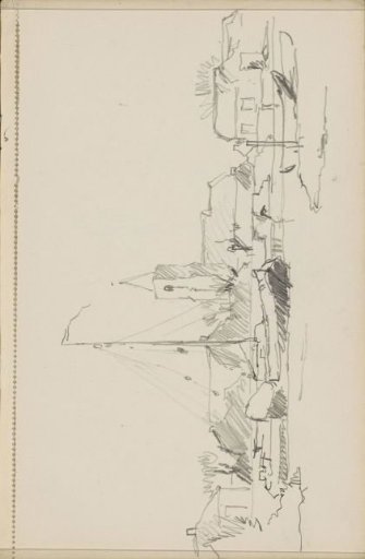 Moored ships at a waterfront