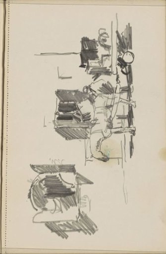 Man loading a draft horse
