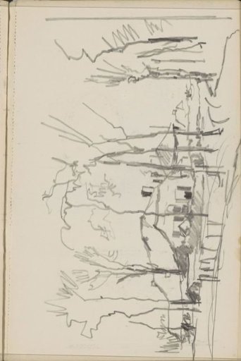 Farmhouse by a road
