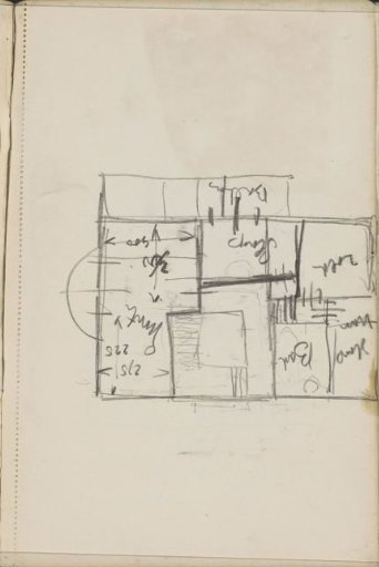 Floor plan of a house