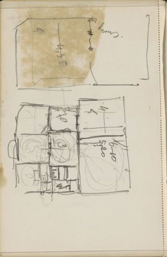 Floor plan of a house