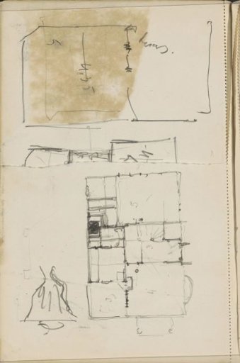 Floor plan of a house