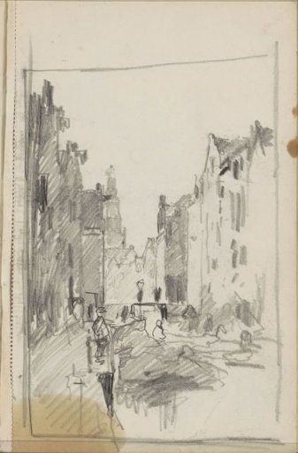 Oudezijds Kolk with the bridge in the Zeedijk
