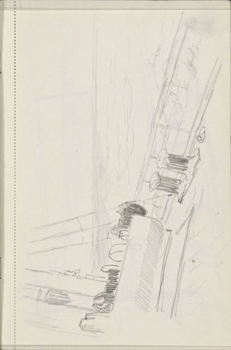 Deck of a sailing ship