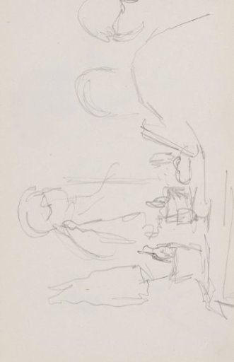 Man and woman at a set table