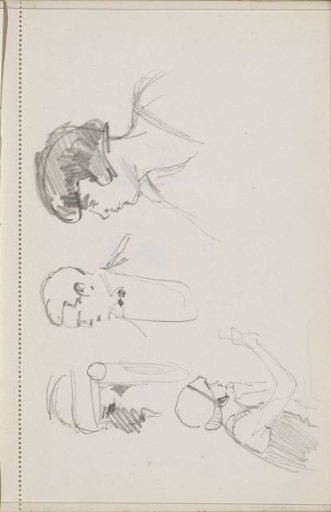 Male head and female heads