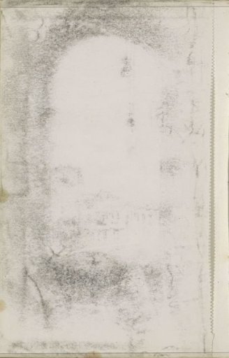 Rubbing of a chalk drawing