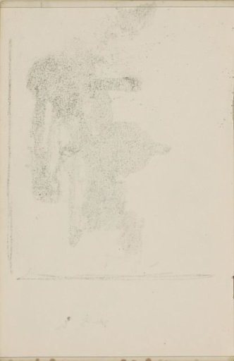 Rubbing of the chalk drawing on page 23 recto