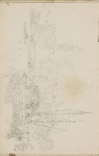 Rubbing of the chalk drawing on page 26 recto