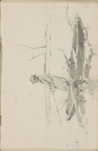 Fisherman in a Rowing Boat