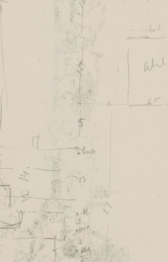 Floor plan of a house