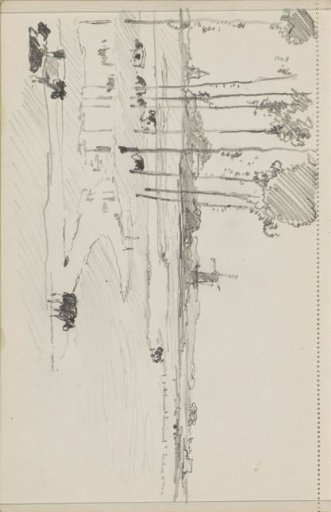 Polder Landscape with Grazing Cows by a Ditch