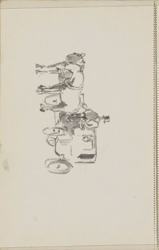 Carriage with Two Horses and a Coachman